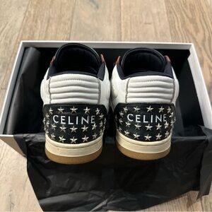 Celine Optic White and Black Sneakers